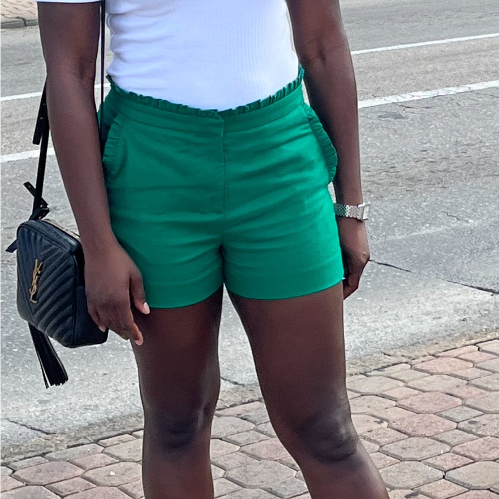 Green shorts